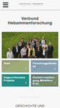 Mobile Screenshot of hebammenforschung.de